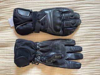 Guantes de moto negros Kevlar talla L