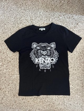Camiseta Kenzo Negra Tiger Paris