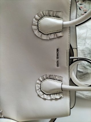 Borsa Michael Kors Bianca con Ruches