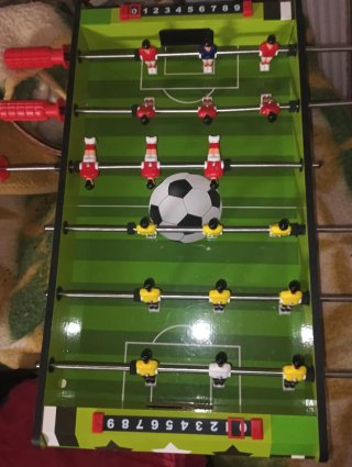 Futbolín de mesa madera