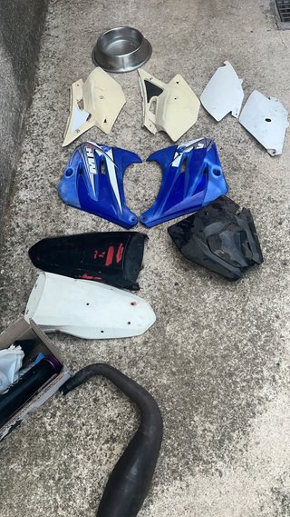 Plásticos MH para moto