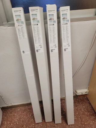 4 Estores SKOGSKLÖVER IKEA Nuevos