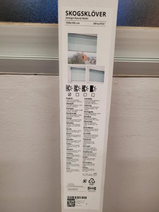 4 Estores SKOGSKLÖVER IKEA Nuevos