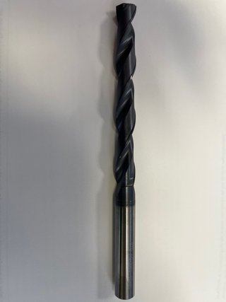 Broca larga de metal duro diam.10mm .
