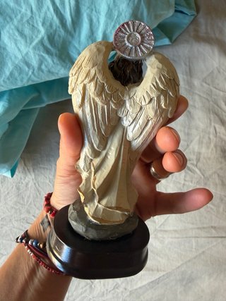 Figura San Gabriel Arcángel AVE MARIA - Resina vi
