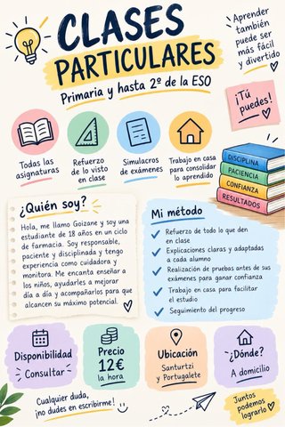 clases particulares Santurtzi-Portugalete