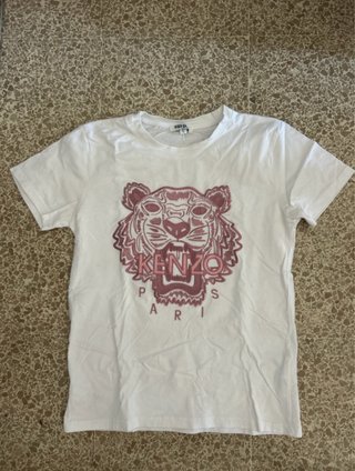 Camiseta Kenzo Blanca Tigre Paris
