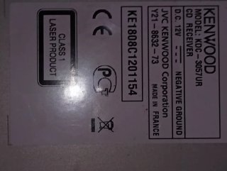 Radio Kenwood KDC-3057U MP3/WMA/AAC