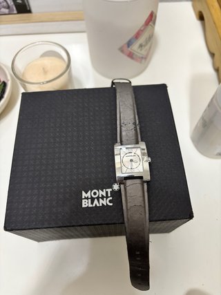Reloj Montblanc Acero Inoxidable Correa Marrón
