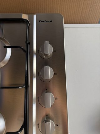 Encimera Corberó 4 fuegos acero inoxidable