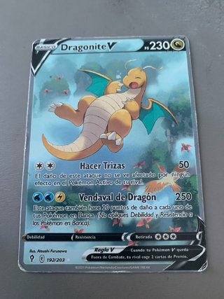 Carta Pokémon Dragonite V 192/203