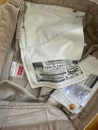 Levi's 501 Beige Claro W36 L32