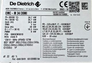 Caldera Dietrich EMC-M 34/39 MI Precio negociable