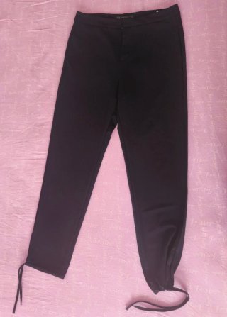 Pantaloni sartoriali nerei, Zara Trafaluc, tg M
