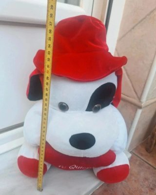 Peluche perrito con sombrero y corazón