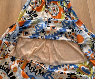 Vestito Lungo Fantasia Multicolor Taglia Unica