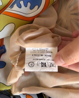 Vestito Lungo Fantasia Multicolor Taglia Unica