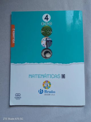 Libro Matemáticas 4°ESO Bruño