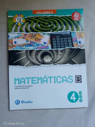 Libro Matemáticas 4°ESO Bruño