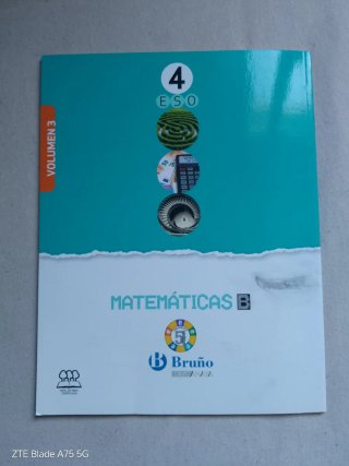 Libro Matemáticas 4°ESO Bruño