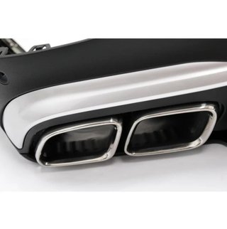 Difusor trasero con salidas de escape Cromadas par