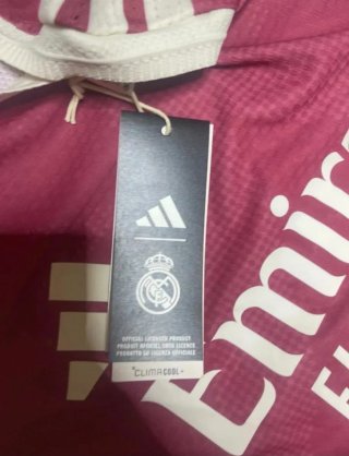 Camiseta Real Madrid Rosa Adidas Talla XL Oficial