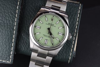 Rolex Oyster Perpetual 134300 41mm pistacho