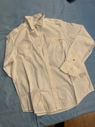 Camicia bianca con stampa aquila