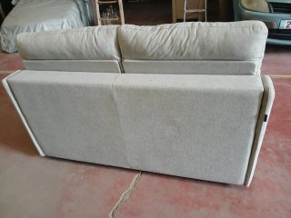 Sofá Cama Beige Tela