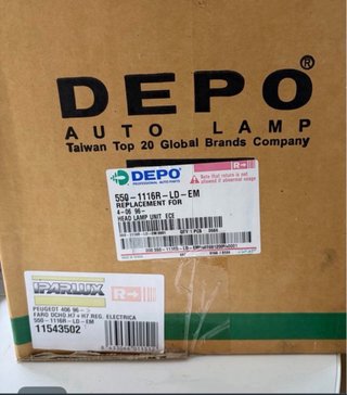 Faro delantero Derecho Peugeot 406 (95-05)