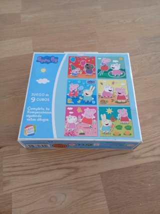 Rompecabezas 9 cubos Peppa Pig