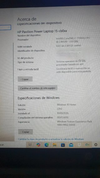 Portátil HP 15-cb005ns Pavilion Power Laptop, 1Tb