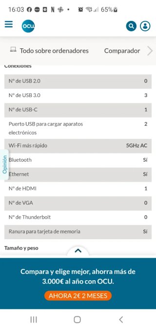 Portátil HP 15-cb005ns Pavilion Power Laptop, 1Tb