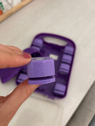 Kit troqueladora y accesorios morado