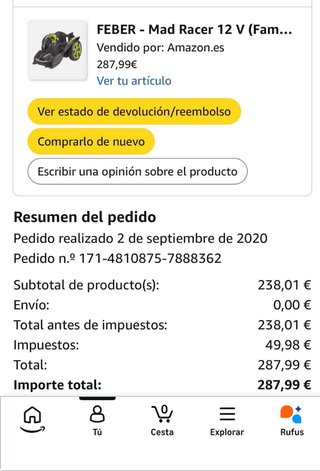 Buggy Feser Mad Racer Negro y Verde.Paso videos