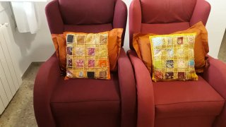 Cojines decorativos patchwork