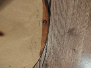 Cuadro Virgen María Orando Madera