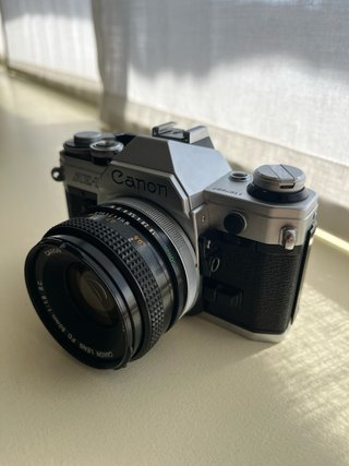 Canon AE1 + objetivo 50mm 1.8