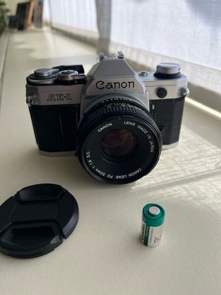 Canon AE1 + objetivo 50mm 1.8