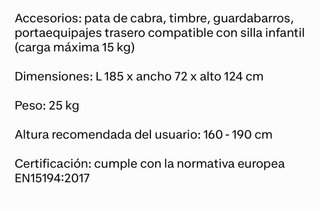 Bicicleta Eléctrica YEEPME VTC28 Azul