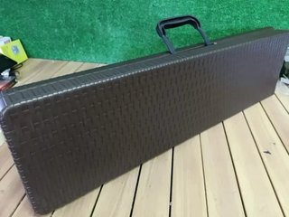 Banco Plegable con asa Estilo ratán, 180 cm