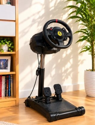 Volante Ferrari PS4 con pedales y soporte