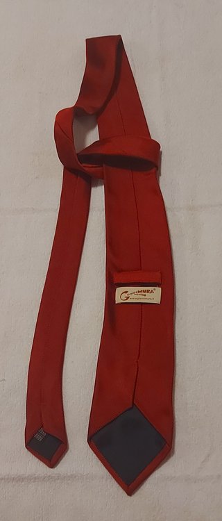 Cravatta Gianni Mura Milano Rossa Vintage