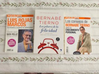 3 libros  autoayuda. 2 de Bernabé tierno y Rojas m