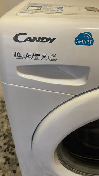 Lavadora Candy 10kg rapido programs