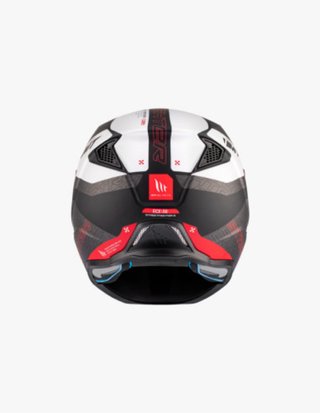 Casco MT Streetfighter Negro Gris Rojo Nuevo