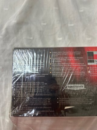 Pack 3 Cintas Sony VHS 240 Premium 4h cada SP