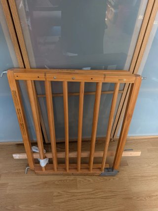 Barrera de seguridad infantil madera