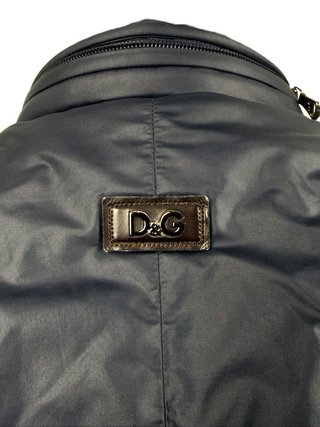 Giacca D&G Dolce Gabbana Imbottita Donna Blu