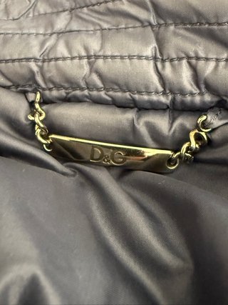 Giacca D&G Dolce Gabbana Imbottita Donna Blu